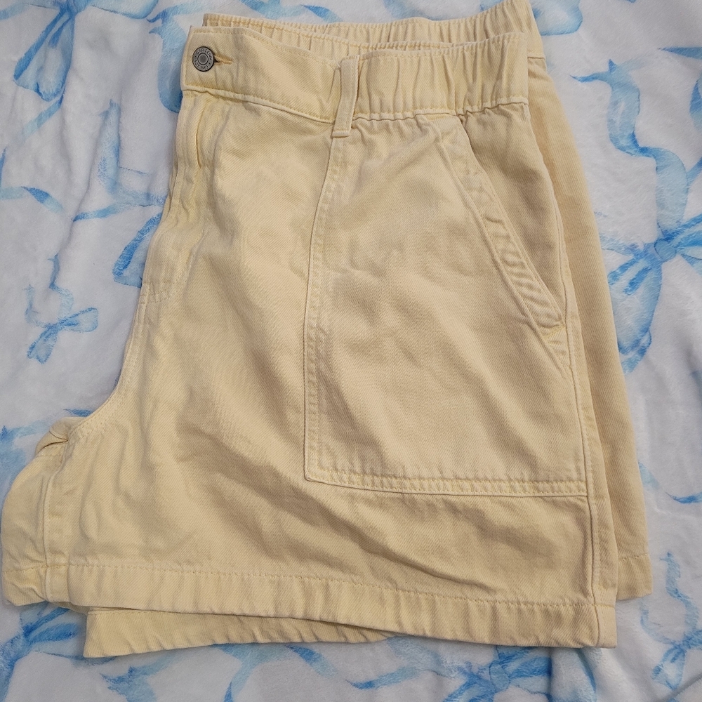 GAP Light Yellow Jean Shorts